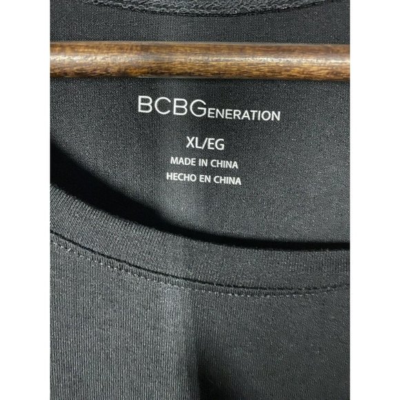 BCBGeneration Women T-Shirt Dress XL Black 1653526 - Picture 8 of 8